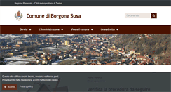 Desktop Screenshot of comune.borgonesusa.to.it